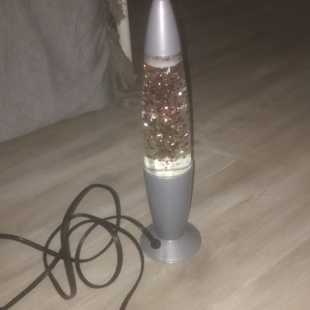 Glitter lamp